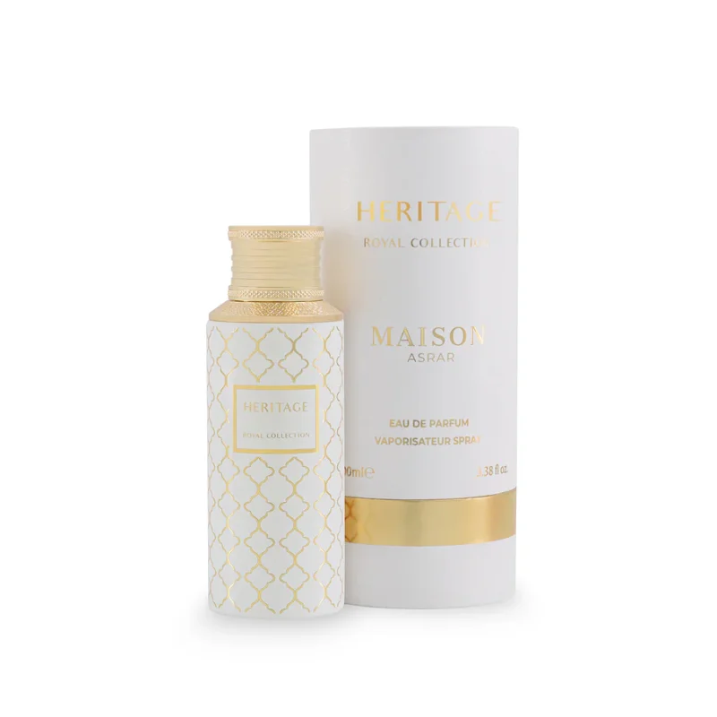 Flacon du parfum Heritage de la Collection Royale de Maison Asrar