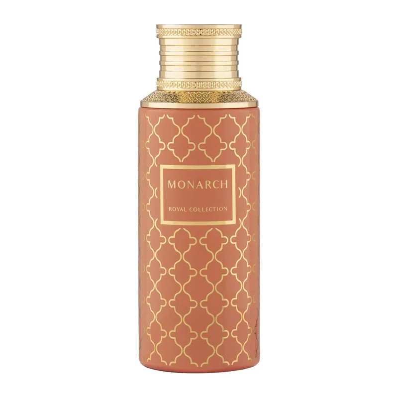 Flacon du parfum Monarch de la Collection Royale de Maison Asrar زجاجة عطر مونارك من المجموعة الملكية لميزون أسرار