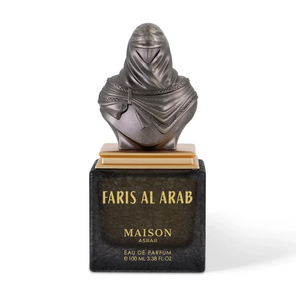 Parfum Faris Al Arab Maison Asrar flacon buste chevalier