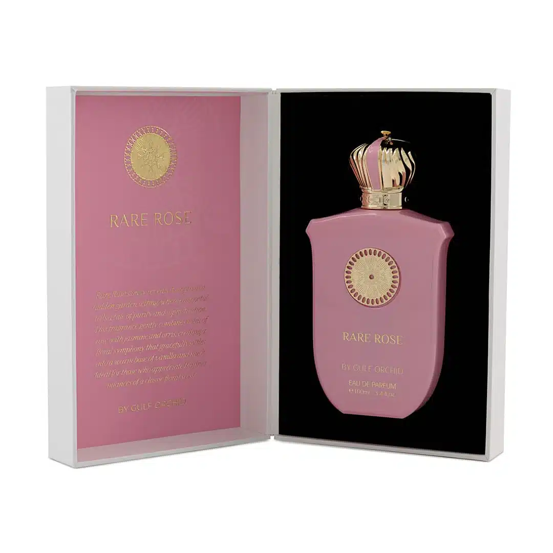 Gulf Orchid Rare Rose Eau de Parfum 100ml | Parfum Maroc 4 Gulf Orchid Rare Rose Eau de Parfum 100ml | Parfum Maroc – Image 4