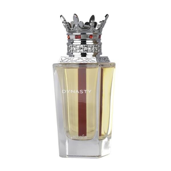 Lattafa Dynasty Eau de Parfum 100ml Flacon Détail Or et Rouge